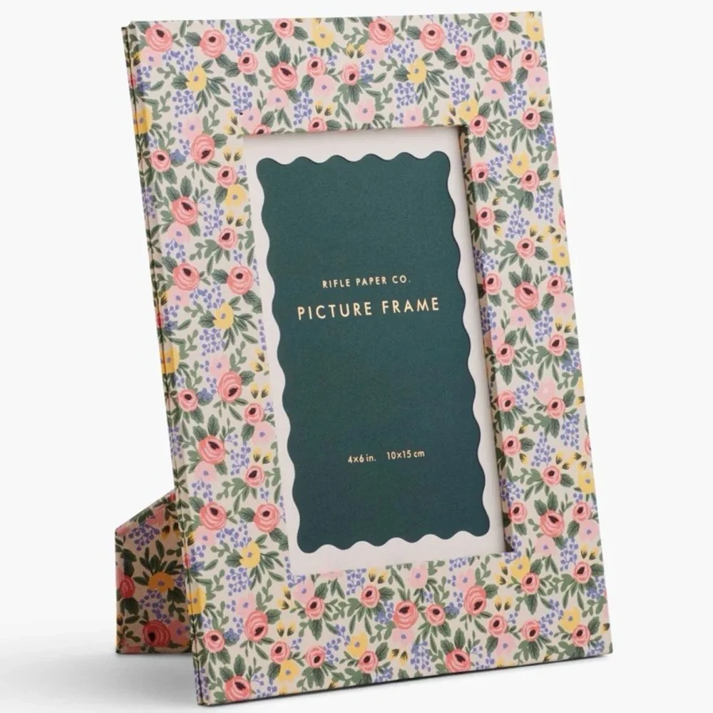NEW Rifle Paper Co Paper Wrapped Picture Frame in Rosa - Picture 2 of 6